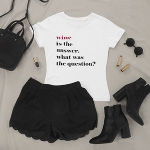 Wine is the Answer Unisex T-Shirt